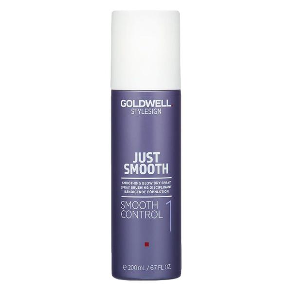 Spray de Netezire pentru Uscarea cu Uscatorul de Par - Goldwell Stylesign Just Smooth, Smooth Control 1, 200 ml