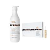 Pachet Nutritiv - Milk Shake Integrity Nourishing: Sampon Integrity Nourishing Shampoo, 1000 ml +  Fiole Integrity Repairing Hair, 8 x 12 ml