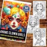 carte-de-colorat-pentru-adulti-50-de-ilustratii-anime-clown-girls-106-pagini-2.jpg