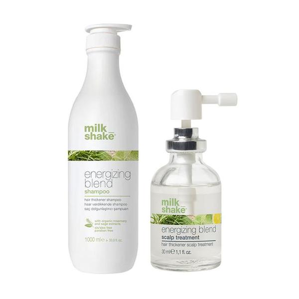Pachet pentru Par Fin, Subtire si Fragil - Milk Shake Energizing Blend: Sampon Energizing Blend Shampoo, 1000 ml + Tratament Energizing Blend Scalp Treatment, 30 ml image12