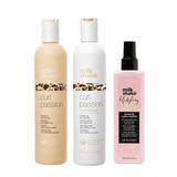 Pachet pentru Par Ondulat sau Cret - Milk Shake Curl Passion: Sampon Curl Passion Shampoo, 300 ml + Balsam Curl Passion Conditioner, 300 ml + Spray Lifestyling Amazing Curl and Waves, 200 ml