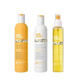 Pachet Revitalizant pentru Par Blond - Milk Shake: Sampon Sweet Camomile Shampoo, 300 ml + Balsam Sweet Camomile, 300 ml + Tratament Sweet Camomile Leave In, 150 ml