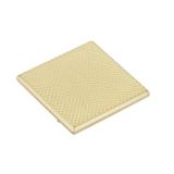 Buton patrat pentru mobila Caro, finisaj alama satin CB, 64x64x26 mm