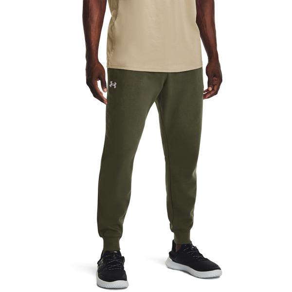 Pantaloni barbati Under Armour UA Rival Fleece 1379774-390, S, Verde
