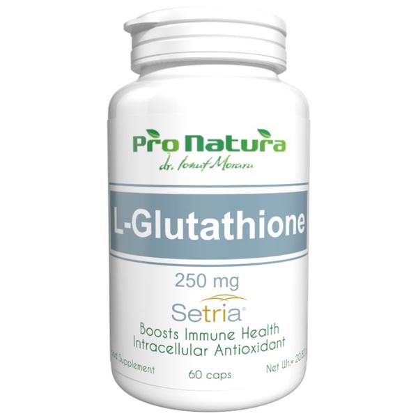 L-Glutathione 250 mg Pro Natura, Medica, 60 capsule