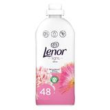 Balsam de Rufe Prospetimea Bujorului - Lenor Peony & Hibiscus, 48 spalari, 1200 ml