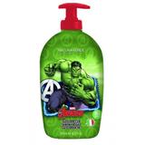 Gel de Dus pentru Copii cu Galbenele si Musetel - Naturaverde Kids Avengers Hulk Shower Gel, 500 ml