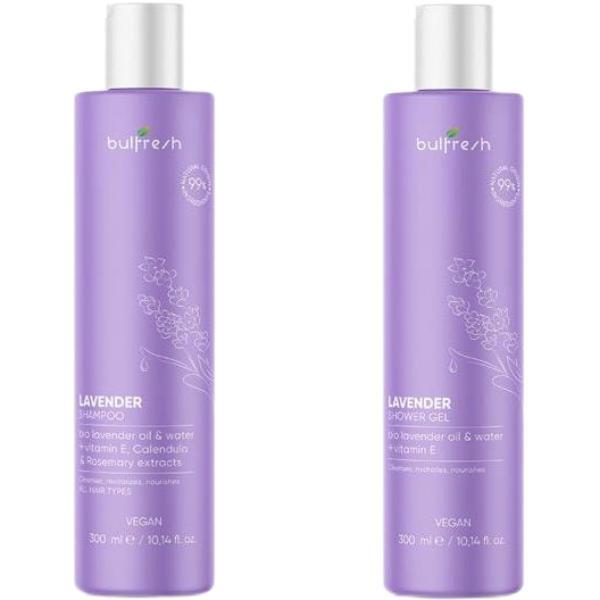Set cadou: Sampon Bulfresh 300 ml + Gel de dus Bulfresh Lavanda 300ml