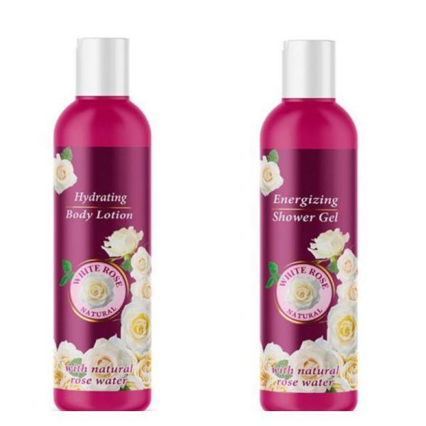 Set cadou: Gel de dus Bulfresh 300 ml+ Lotiune pentru corp Bulfresh White Rose Natural 300 ml