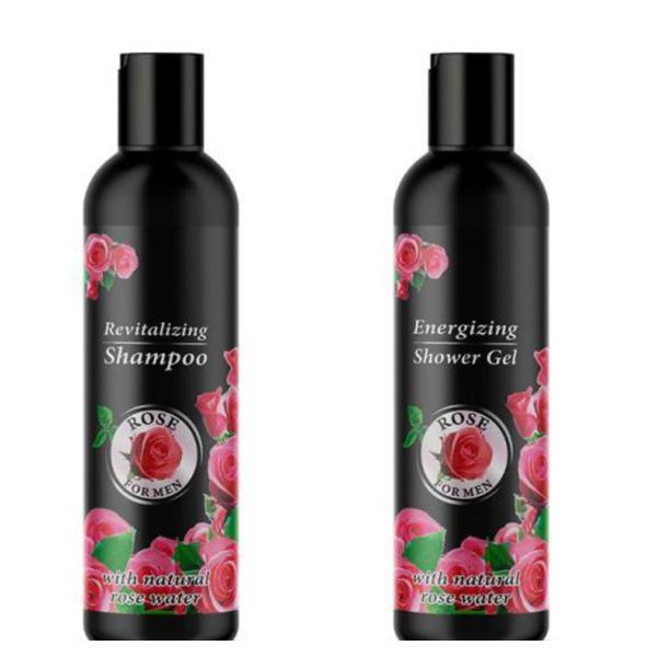 Set cadou: Șampon Bulfresh 300 ml+ Gel de duş Bulfresh Rose pentru bărbaţi 300 ml