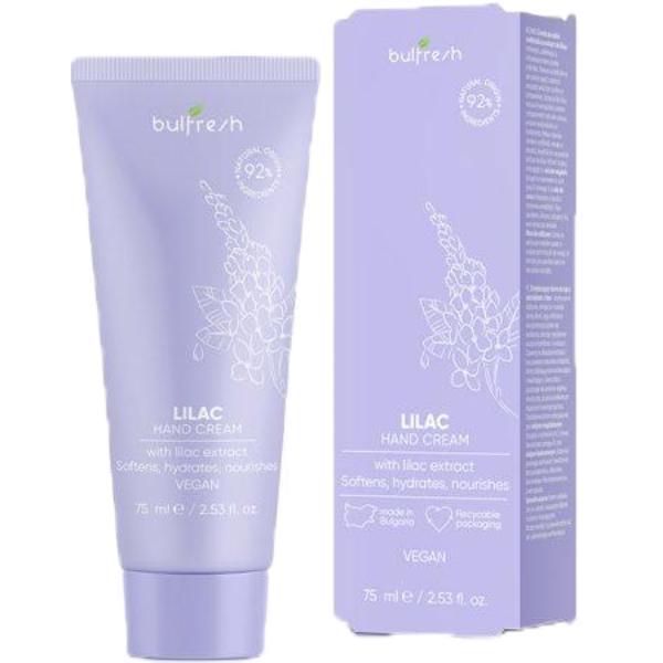 Crema Bulfresh pentru maini cu extract de liliac 75 ml