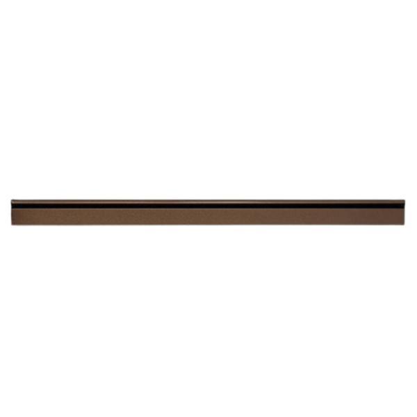 Maner pentru mobila Angle, finisaj maro metalizat, L 1480 mm
