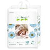 Scutece biodegradabile, ecologice, pentru nou-nascuti, Nateen Premium Line New Born (marimea 1, 2-5kg), 80 buc