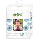 Scutece biodegradabile, ecologice, Nateen Premium Line, XXL (marimea 6, >25 kg), 14 buc