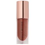 Luciu de Buze - Makeup Revolution Pout Bomb Plumping Gloss, nuanta Cookie Deep Nude, 1 buc