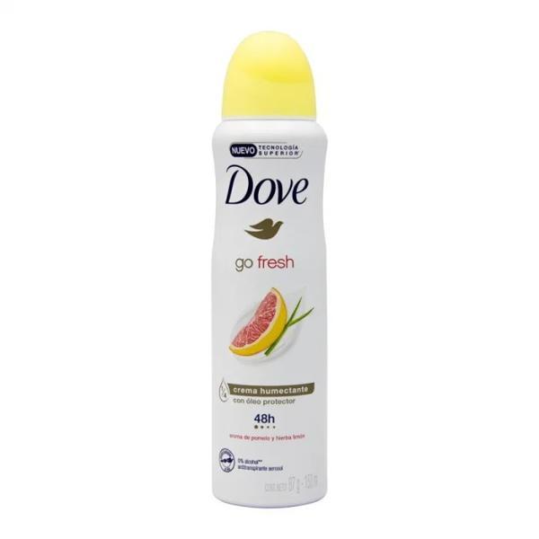 Deodorant antiperspirant spray, Dove, Go Fresh, Pomelo &amp; Lemon, 48 h, 150 ml