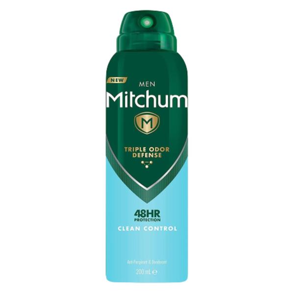 Deodorant Antiperspirant Spray - Mitchum Clean Control Men Deodorant Spray 48hr, 200 ml image6