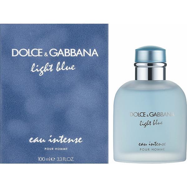 Apa de parfum pentru Barbati Dolce&Gabanna Light Blue Eau Intense, 100 ml