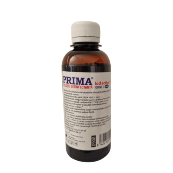 Solutie Alcool Iodat 1% (polivinilpirolidona iodata 10%) Prima, 200ml