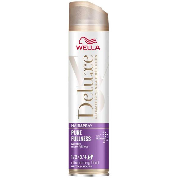 Fixativ cu Fixare Puternica - Wella Deluxe Pure Fullness Ultra Stong Hold, 250 ml