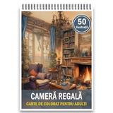 Carte de colorat, 50 de ilustratii, Camera Regala, 106 pagini