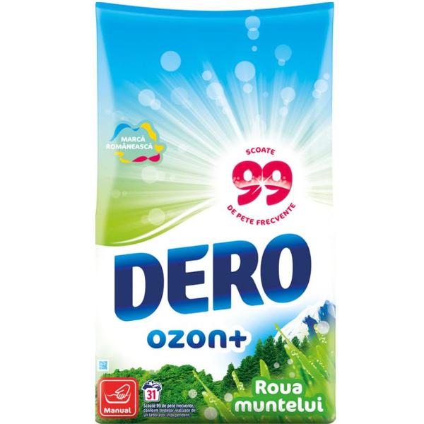 Detergent Manual Pudra - Dero Ozon+ Roua Muntelui, 1400 g