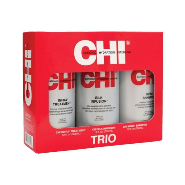 Set de Produse pentru Ingrijirea Parului - CHI Infra Trio Kit, 3 x 355 ml