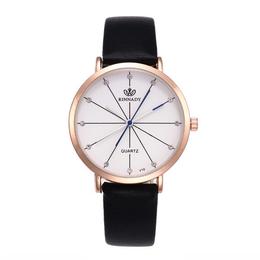 Ceas de dama elegant rinnady, curea piele neagra
