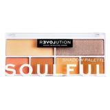 Paleta de Farduri - Makeup Revolution Relove Colour Play Soulful Shadow Palette, 1 buc