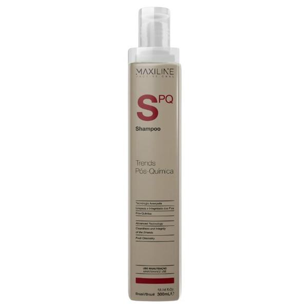 Sampon pentru Parul Tratat Chimic - Maxiline Profissional Trends Pos-Quimica Shampoo SPQ, 300 ml