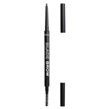 Creion pentru Sprancene cu Periuta - Makeup Revolution Relove Blade Brow Pencil, nuanta Dark Brown, 0,1 g