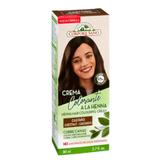 Crema de colorare BIO pentru par Castaniu cu Henna Corpore Sano, 80 ml