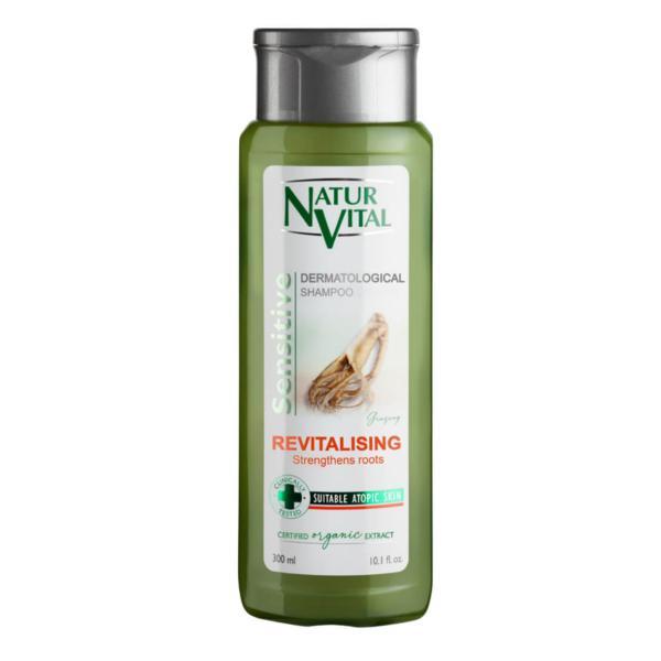 Sampon natural pentru scalp sensibil NaturVital, 300 ml