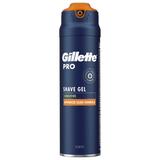 Gel de Ras pentru Piele Sensibila - Gillette Pro Sensitive Shave Gel Advanced Glide Formula, 200 ml