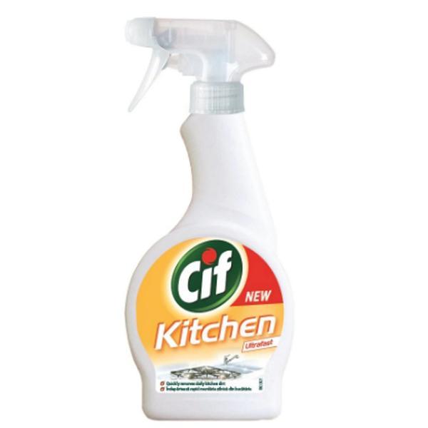SHORT LIFE - Spray Igienizant pentru Bucatarie - Cif Spray Kitchen, 500 ml