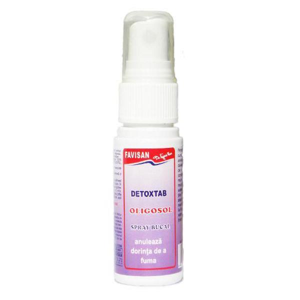 SHORT LIFE - Detoxtab Spray Bucal Oligosol Favisan, 30 ml