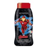 Sampon si Gel de Dus pentru Copii cu Musetel si Galbenele - Naturaverde Kids Avengers Shampoo&Shower Gel, 250 ml