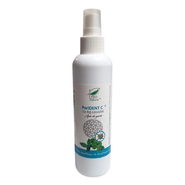 Apa de Gura Spray Perident C Cu Argint Coloidail, 200 ml