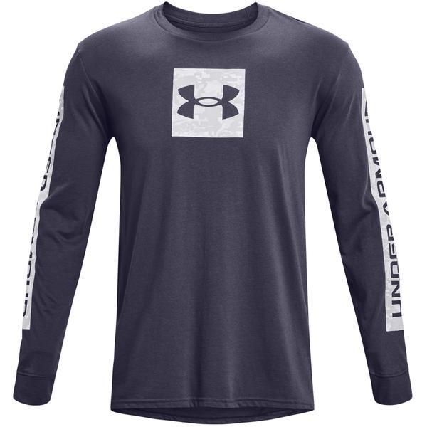 Bluza barbati Under Armour Camo Boxed Sportstyle 1366464-558, L, Albastru