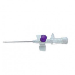 Branule cu valva si cateter f.e.p. radioopac prima, pentru nou-nascuti, 26g (0.4 / 0.6 x 16mm), violet, sterile, 100 buc