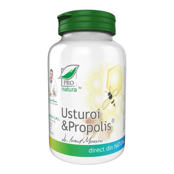 Usturoi &amp; Propolis Pro Natura, Medica, 60 capsule