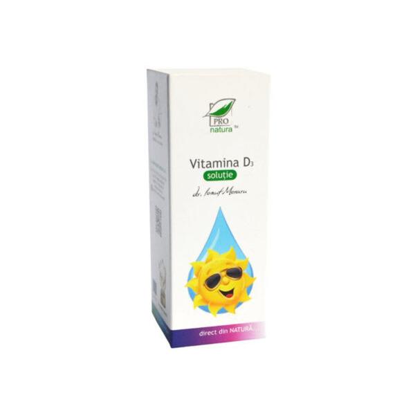 Vitamina D3 Solutie Pro Natura, Medica, 10 ml
