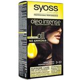 Vopsea de par, Syoss Oleo Intense, nuanta 3-22 Midnight Bordeaux, 115 ml