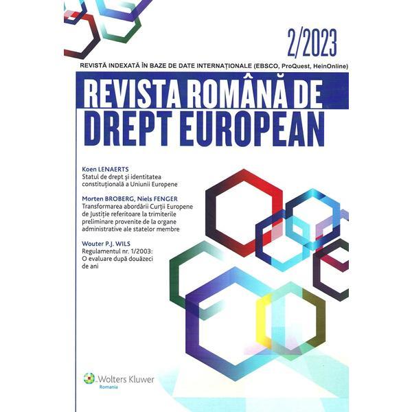 Revista romana de drept european Nr.2/2023, editura Wolters Kluwer
