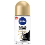 Deodorant Roll-On - Nivea Black&White Invisible Silky Smooth, 50 ml