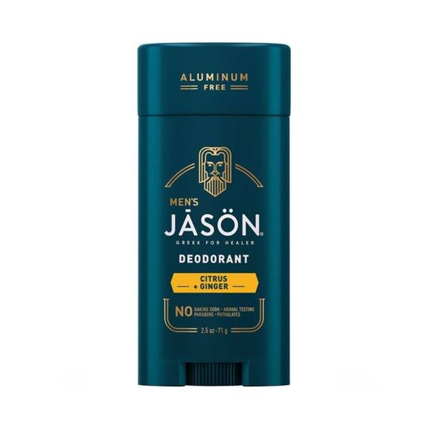 Deodorant Solid cu Citrice si Ghimbir - Jason Men&#039;s Deodorant Citrus &amp; Ginger, 71 g