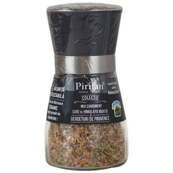 Rasnita cu Sare de Himalaya Iodata si Verdeturi Provence, Pirifan, 180 g