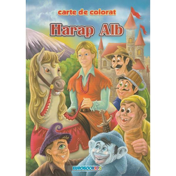 Harap Alb. Carte de colorat, editura Eurobookids