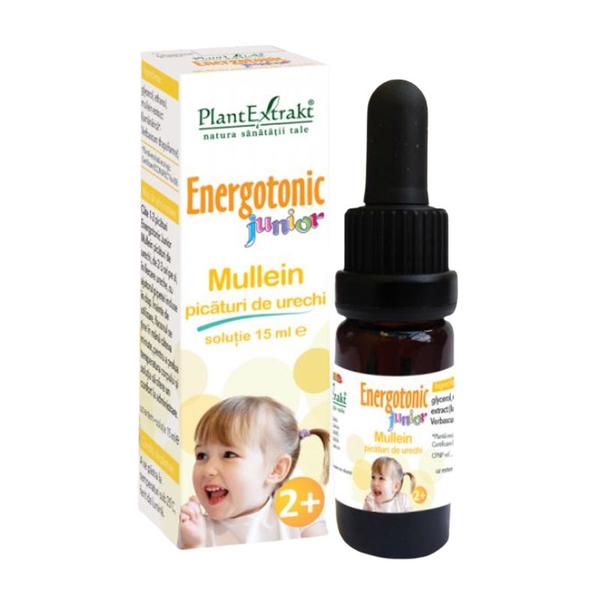 Energotonic Junior Mullein Picaturi de Urechi, PlantExtrakt, 15 ml