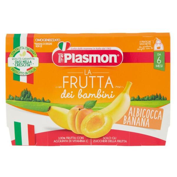 Piure Caise si Banane - Plasmon, 6 luni+, 4 x 100 g